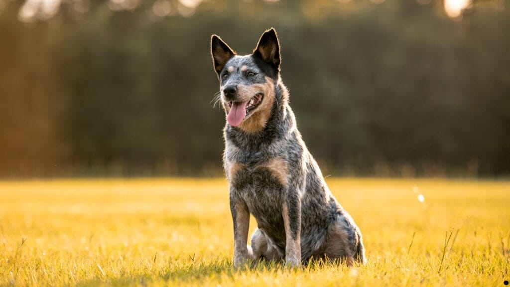 golden retriever blue heeler mix