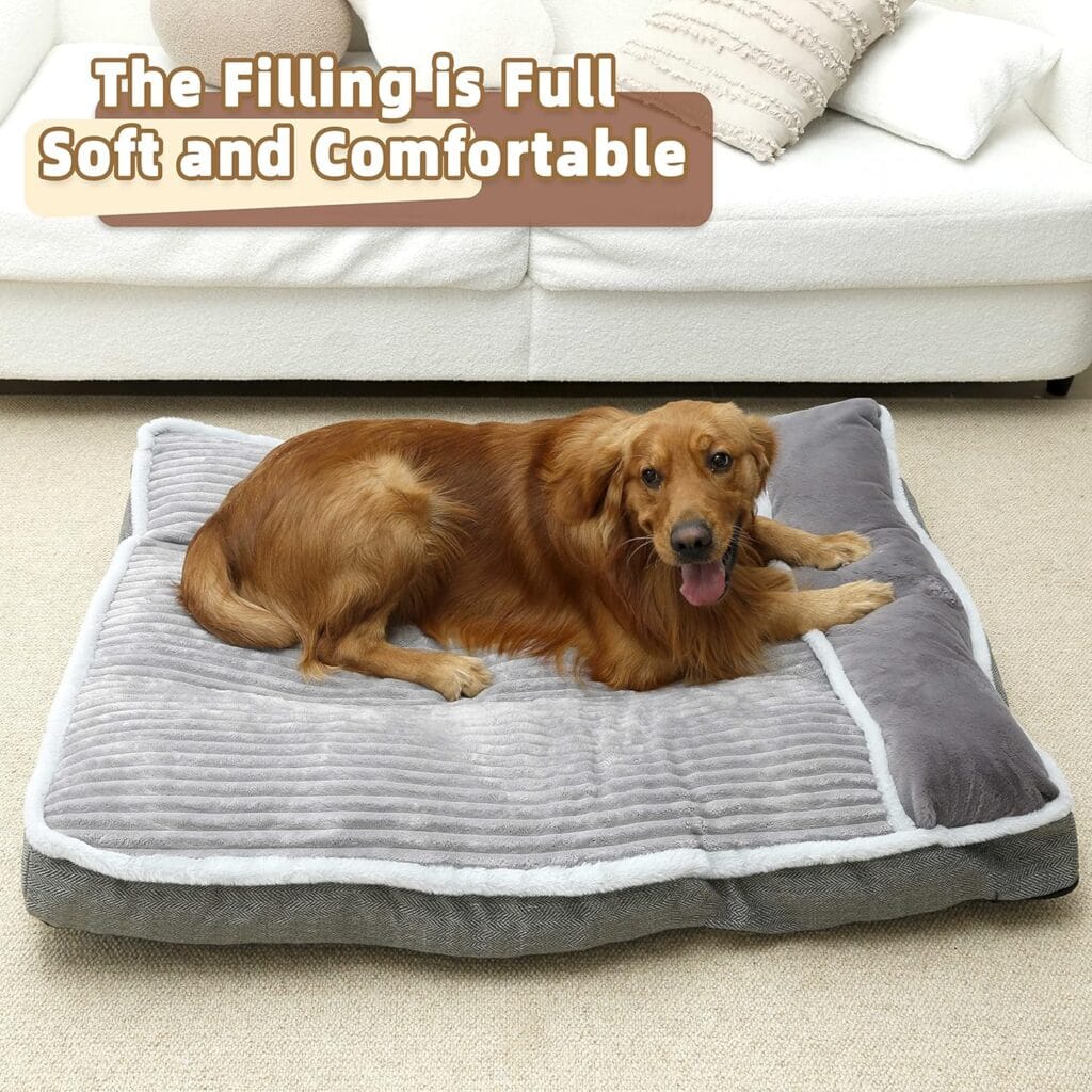 Windracing Large Dog Bed with Pillow