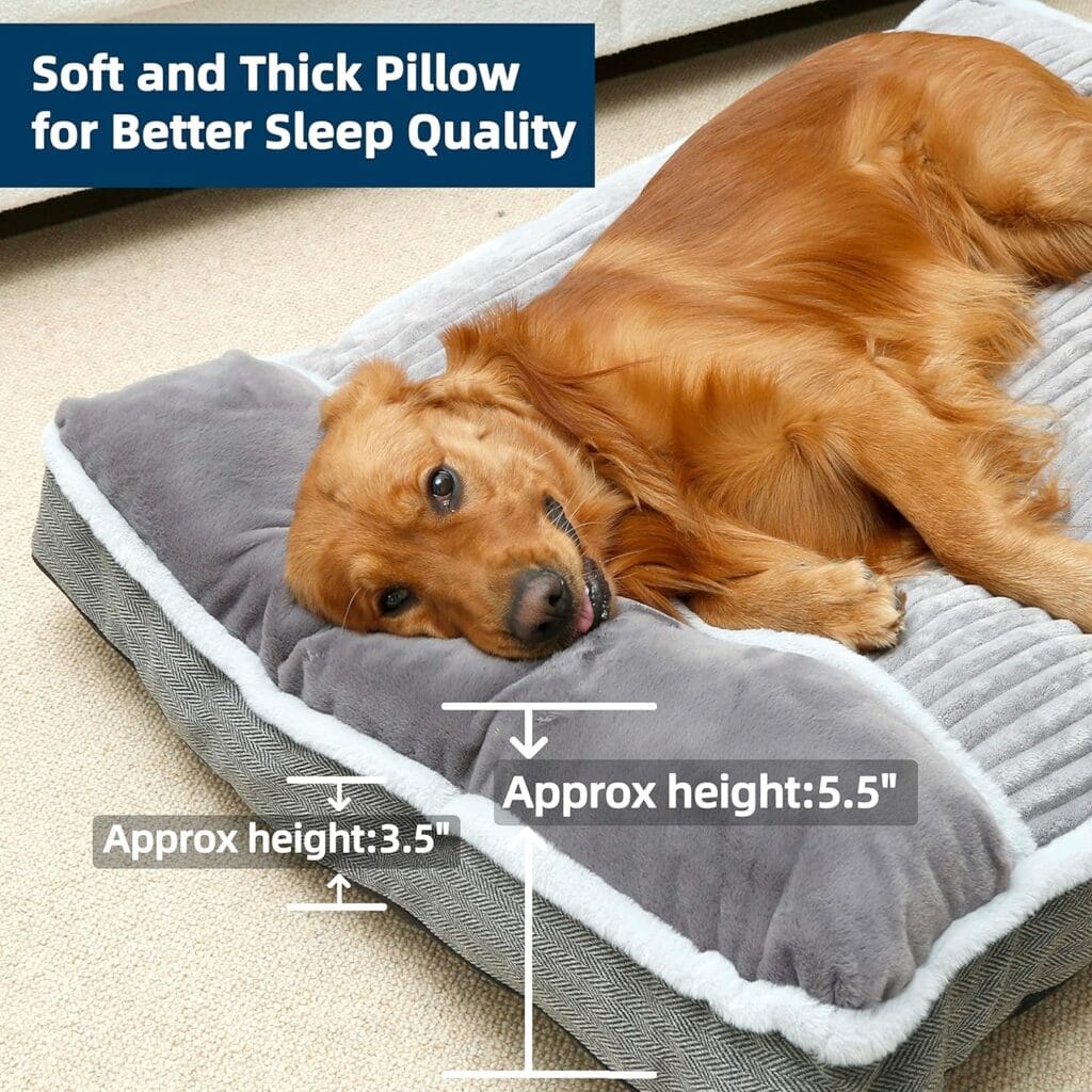 Key Features of the Windracing Large Dog Bed with Pillow